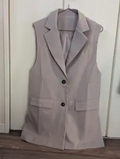 グレー ロングジレ フリーサイズ