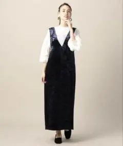 未使用品⭐︎BEAUTY＆YOUTH ベロア　ジャンスカ