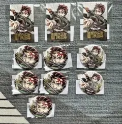 鬼滅の刃 C107 WEBSHOPくじ 箔押し缶バッジ 竈門炭治郎 まとめ売り