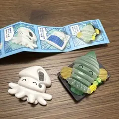 生きていられりゃ　まぁイッカ　2点セット　フィギュア