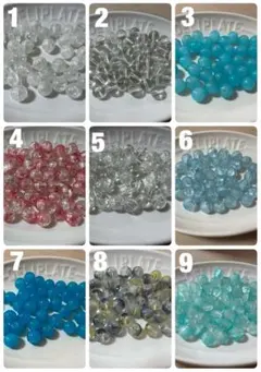 ガラスビーズ 大量 量り売り ハンドメイドパーツ カラービーズ　まとめ売り