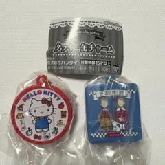 サンリオ　 クッキー缶チャーム ハローキティ ザボードビルデュオ ガチャ