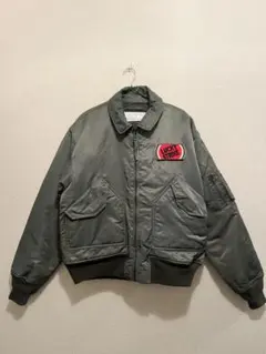 N*u様 希少　ラッキーストライク　牛革　レザージャケット　ペイント　ワッペン N*u様 希少 ラッキーストライク 牛革 レザージャケット ペイント ワッペン