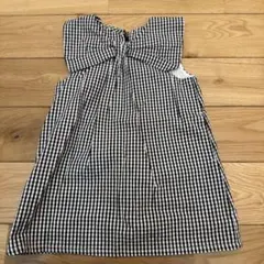 petit main ギンガムチェック ワンピース 100cm