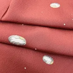 正絹　袷小紋　可愛いうさぎさん　月兎　飛び柄小紋