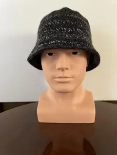 バケットハット　クロッシェハット　ニット帽　ハンドメイド　手編み　男女兼用