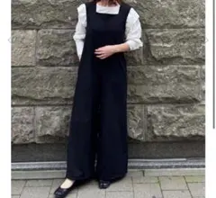 FLORANT 黒 ノースリーブ ワンピース サイズ1