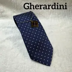 【新品】 Gherardini ゲラルディーニ シルク100%ネクタイ ドットのサムネイル