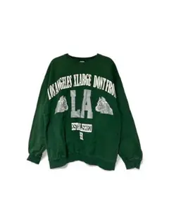 XLARGE グリーン スウェット L