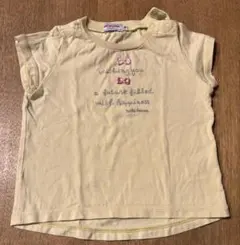ミキハウス イエロー Tシャツ　70-80