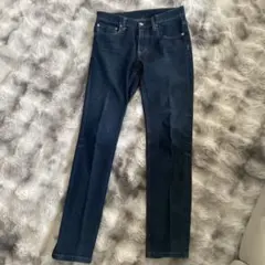 GU ダークブルースリムフィットデニム 28