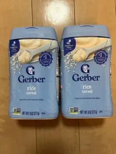 Gerber rice cereal ガーバー ライスシリアル 未開封2個セット