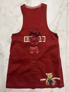 ベビーピンクハウスジャンバースカート