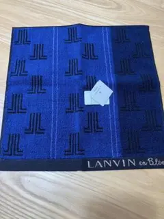 新品タグ付き　ハンドタオル　LANVIN en Bleuメンズ　タオルハンカチ