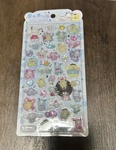 うるちゅる　サンリオ　ポチャコ　ポムポム　シナモロール　シール