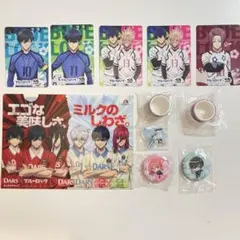 ブルーロック　くら寿司コラボ　缶バッジ　マスキングテープ　めじるしチャーム