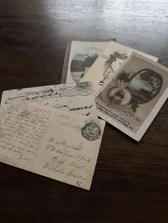 【1950年代】【切手メッセージ付き】ヴィンテージポストカード