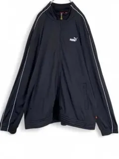 PUMA 黒 ジップアップジャージ ナイロンジャケット