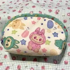 ラブブ　ミニポーチ　ハンドメイド