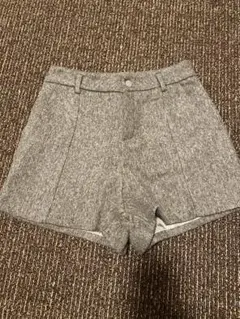 パンツ ウール グレー