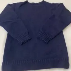 CHANNEL JUMPER ガンジーセーター ネイビー