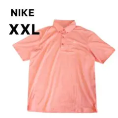 NIKE GOLF 半袖ポロシャツ ストライプ ボタンダウン 吸汗速乾　XXL