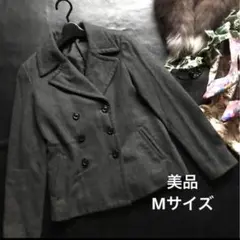 ♡コムサイズム♡スタイリッシュ♡ウールいり♡Pコートジャケット♡