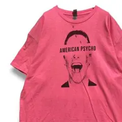 BLDD ムービー Tシャツ 古着 ピンク アメリカンサイコ 海外 映画 洋画