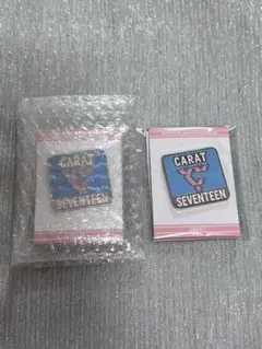 seventeen carat fc入会特典　ピンバッチ 2個セット　セブチ