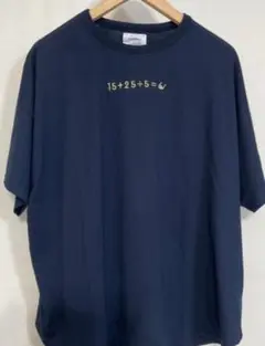 ネイビー 数式デザイン Tシャツ M