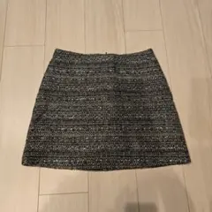 TORY BURCH ツイードミニスカート サイズ2のサムネイル
