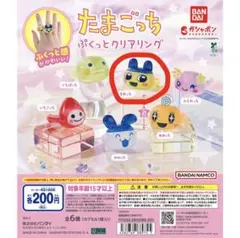 たまごっち ぷくっとクリアリング まめっち2個セット