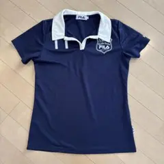 FILA♡ネイビー襟付きシャツMサイズ