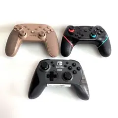 Nintendo Switch用 ワイヤレスコントローラー 3点セット