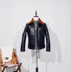 日本製茶芯ホースハイド】1930sヴィンテージ・スポーツジャケット