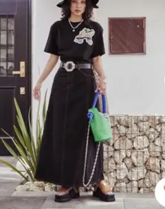PAMEO POSE Waves Denim Skirtのサムネイル