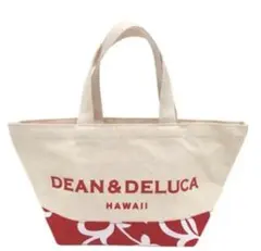 ディーン&デルーカ DEAN&DELUCA ハワイ 限定 ハイビスカス柄 赤