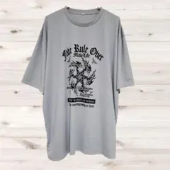 A1936 Vintage Tシャツ 半袖 カットソー(3L 2XL) グレーのサムネイル
