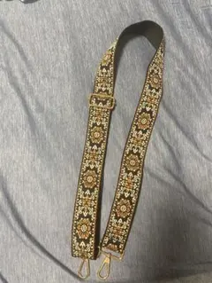 刺繍デザイン バッグ用ショルダーストラップ 新品