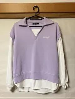 Candy Blue ラベンダー 長袖カットソー 160