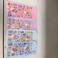 ぷにっと癒しの立体シール 4セット