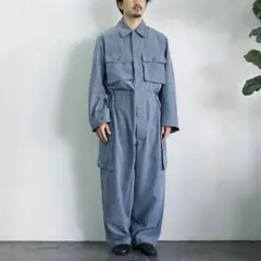 NEAT オーバーオール NEAT｜HOPSACK｜OVERALL - Black｜PRODUCT｜Continuer Inc.｜メガネ