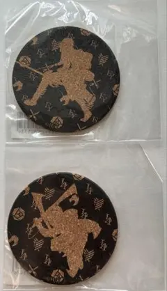 進撃の巨人　リヴァイ　エレン　コルクコースター 2枚セット