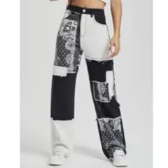 パッチワークデニム