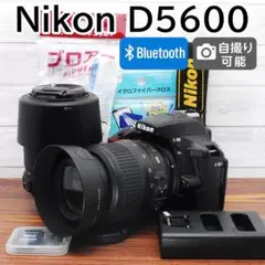 美品　Nikon D5600 ダブルズームセット ショット数6880枚 格安レンタル] NIKON D5600 ダブルズームキット 一眼レフ 2泊3日～