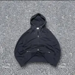 好*チ様 old uniqlo double zip up hoodie y2k
