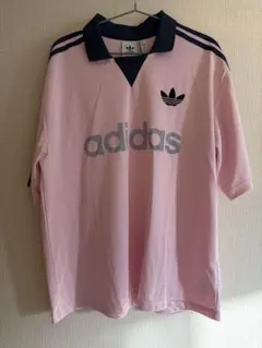 adidas ピンク ポロシャツ 半袖