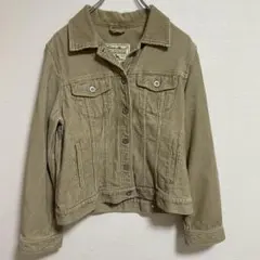 Eddie Bauer エディーバウアー　コーデュロイジャケット　ベージュ　S