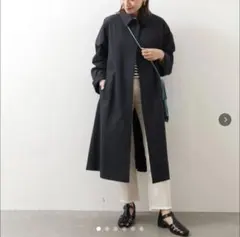 JOURNAL STANDARD コットンステンカラーコート ネイビー