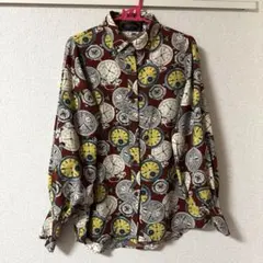 BLACK COMME des GARCONS 総柄シャツ ローズチェーン - メルカリ